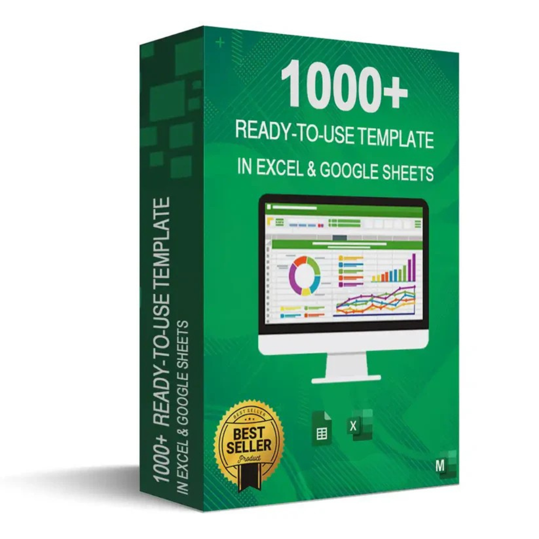 5000+ Excel & Google Sheets Templates Ultimate Bundle | Business, Dashboard & Productivity Templates