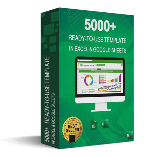 5000+ Excel & Google Sheets Templates Ultimate Bundle | Business, Dashboard & Productivity Templates